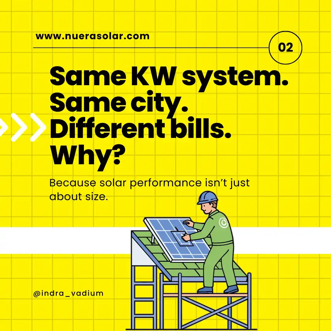 Same KW System Different Bills